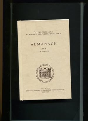 Almanach der Österreichischen Akademie der Wissenschaften 2008 / 158.Jahrgang, mit DVD.