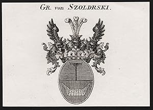 Imagen del vendedor de Gr. von Szoldrski" - Wappen coat of arms a la venta por Antiquariat Steffen Vlkel GmbH