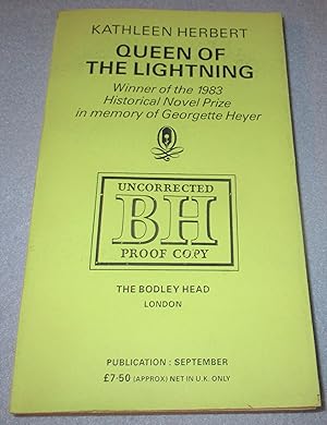 Immagine del venditore per Queen of the Lightning (Uncorrected Proof Copy) venduto da Bramble Books