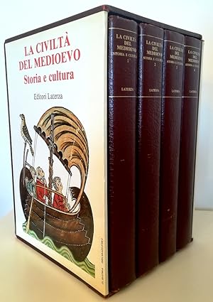 Seller image for La civilt del Medioevo Storia e cultura - completo in 4 voll. in cofanetto editoriale for sale by Libreria Tara
