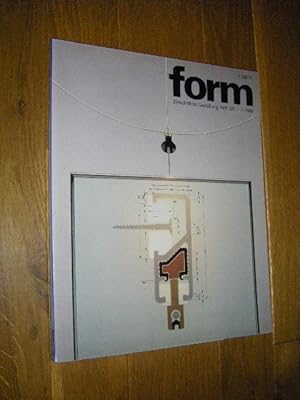 form. Zeitschrift für Gestaltung. Ausgabe 125, I - 1989