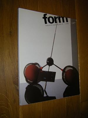 form. Zeitschrift für Gestaltung. Ausgabe 121, I - 1988