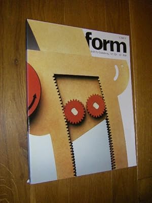 form. Zeitschrift für Gestaltung. Ausgabe 124, IV - 1988