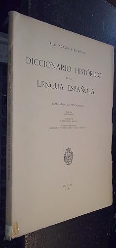 Seller image for Diccionario histrico de la lengua espaola. Seminario de Lexicografa. Fascculo quinto: acordar-achupalla for sale by Librera La Candela