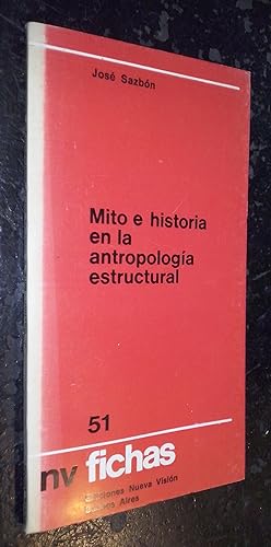 Seller image for Mito e historia en la antropologa estructural for sale by Librera La Candela