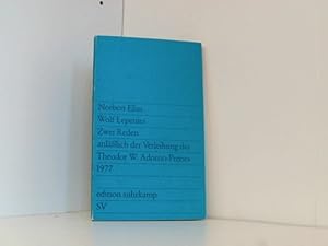 Seller image for Edition Suhrkamp ; 954 Zwei Reden anlsslich der Verleihung des Theodor-W.-Adorno-Preises 1977 for sale by Book Broker