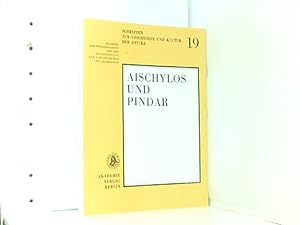 Bild des Verkufers fr Aischylos und Pindar. Studien zu Werk und Nachwirkung. zum Verkauf von Book Broker