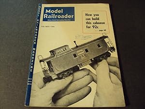 Model Railroader Jul 1953 How to Build Caboose
