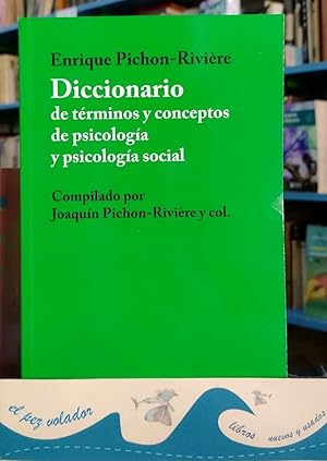 Immagine del venditore per Diccionario De Trminos y Conceptos De Psicologa y Psicologa Social venduto da Librera El Pez Volador