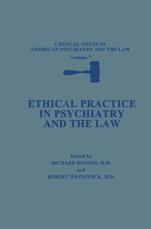 Imagen del vendedor de Ethical Practice in Psychiatry and the Law a la venta por moluna