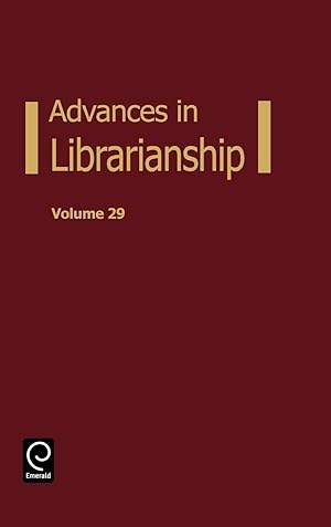 Bild des Verk�ufers f�r Advances in Librarianship zum Verkauf von moluna