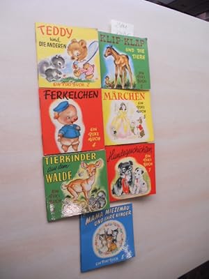 Pixi Bücher. Konvolut 7 Hefte. Nr. 2, 3,4,5,6,7 und 8.