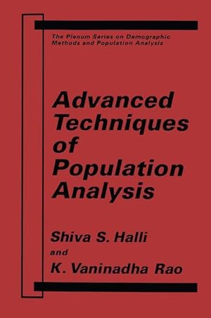 Seller image for Advanced Techniques of Population Analysis for sale by moluna