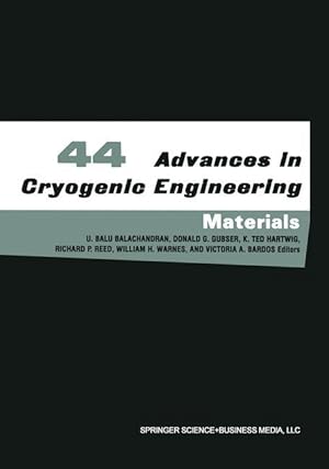 Imagen del vendedor de Advances in Cryogenic Engineering Materials a la venta por moluna