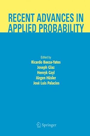 Bild des Verkufers fr Recent Advances in Applied Probability zum Verkauf von moluna