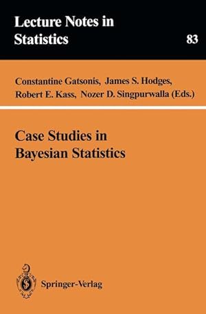 Immagine del venditore per Case Studies in Bayesian Statistics venduto da moluna