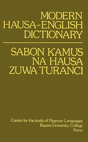 Immagine del venditore per Modern Hausa-English Dictionary venduto da moluna