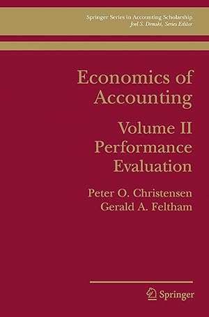 Bild des Verkufers fr Economics of Accounting zum Verkauf von moluna