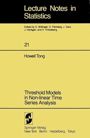 Seller image for Threshold Models in Non-linear Time Series Analysis for sale by moluna