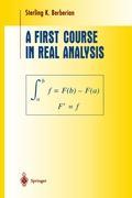 Seller image for A First Course in Real Analysis for sale by moluna