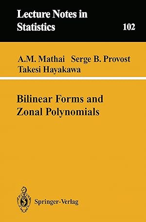 Seller image for Bilinear Forms and Zonal Polynomials for sale by moluna