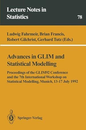 Bild des Verkufers fr Advances in GLIM and Statistical Modelling zum Verkauf von moluna