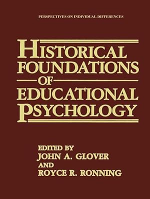 Seller image for Historical Foundations of Educational Psychology for sale by moluna