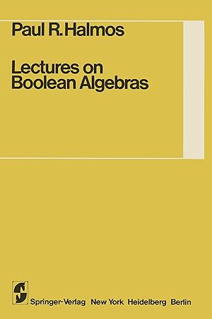 Immagine del venditore per Lectures on Boolean Algebras venduto da moluna