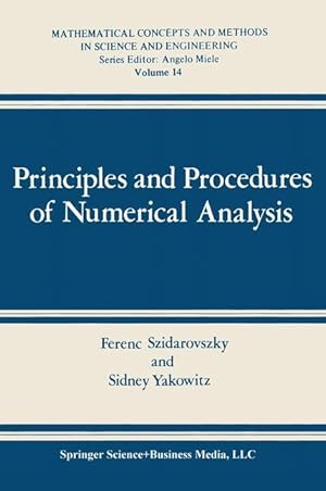 Bild des Verkufers fr Principles and Procedures of Numerical Analysis zum Verkauf von moluna