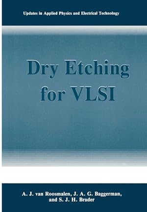 Bild des Verkufers fr Dry Etching for VLSI zum Verkauf von moluna