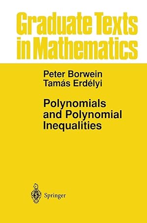 Imagen del vendedor de Polynomials and Polynomial Inequalities a la venta por moluna