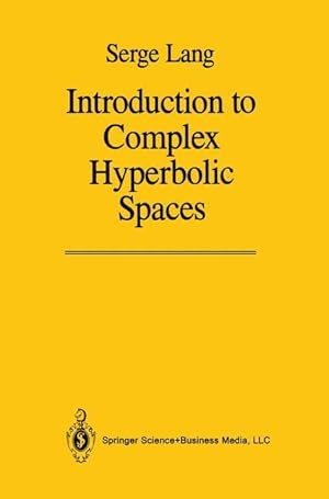 Seller image for Introduction to Complex Hyperbolic Spaces for sale by moluna