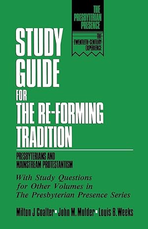Seller image for Study Guide for the Re-Forming Tradition for sale by moluna