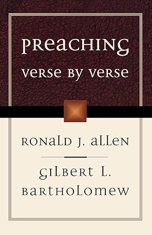 Seller image for Preaching Verse by Verse for sale by moluna