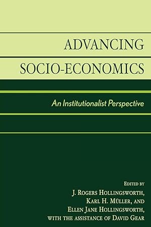 Seller image for Advancing Socio-Economics for sale by moluna