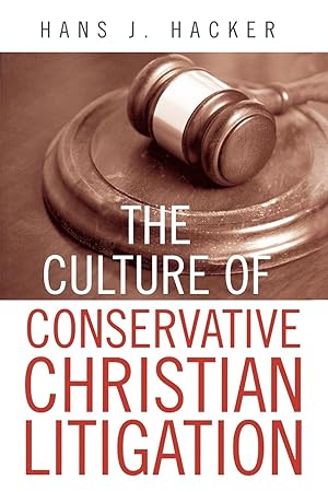 Image du vendeur pour Culture of Conservative Christian Litigation mis en vente par moluna