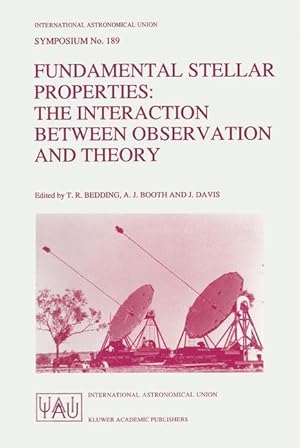 Bild des Verkufers fr Fundamental Stellar Properties: The Interaction Between Observation and Theory zum Verkauf von moluna