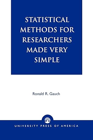 Imagen del vendedor de Statistical Methods for Researchers Made Very Simple a la venta por moluna