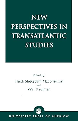 Bild des Verkufers fr New Perspectives in Transatlantic Studies zum Verkauf von moluna