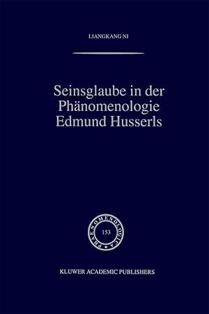 Seller image for Seinsglaube in der Phaenomenologie Edmund Husserls for sale by moluna