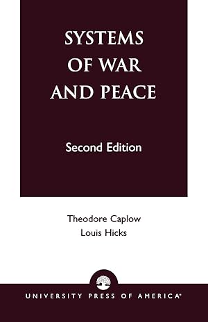 Immagine del venditore per Systems of War and Peace venduto da moluna