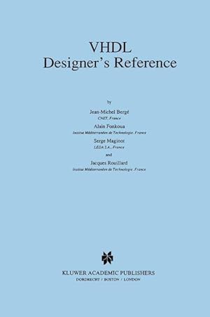 Seller image for VHDL Designer s Reference for sale by moluna