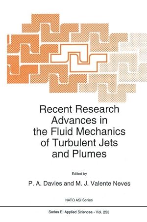 Imagen del vendedor de Recent Research Advances in the Fluid Mechanics of Turbulent Jets and Plumes a la venta por moluna