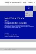 Imagen del vendedor de Monetary Policy in a Converging Europe a la venta por moluna