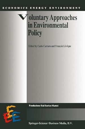 Bild des Verkufers fr Voluntary Approaches in Environmental Policy zum Verkauf von moluna