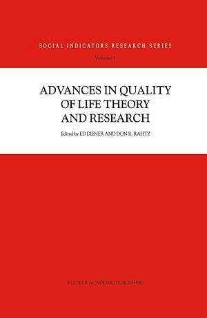 Imagen del vendedor de Advances in Quality of Life Theory and Research a la venta por moluna