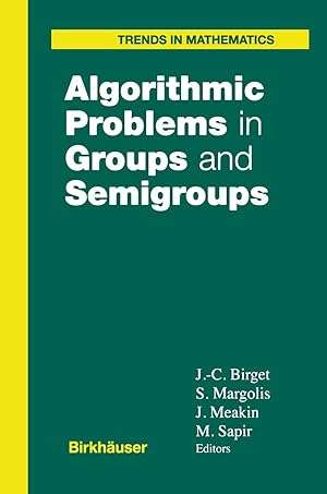 Bild des Verkufers fr Algorithmic Problems in Groups and Semigroups zum Verkauf von moluna