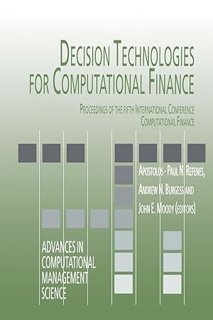 Image du vendeur pour Decision Technologies for Computational Finance mis en vente par moluna