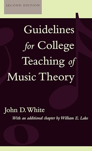 Image du vendeur pour Guidelines for College Teaching of Music Theory mis en vente par moluna