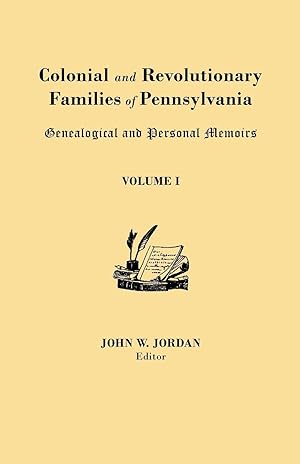 Seller image for Colonial and Revolutionary Families of Pennsylvania for sale by moluna